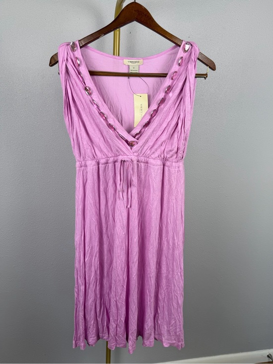 Vertigo Paris Dresses & Skirts - NWT Vertigo Dahlia Pink Jeweled V Neck Midi Dress M $270